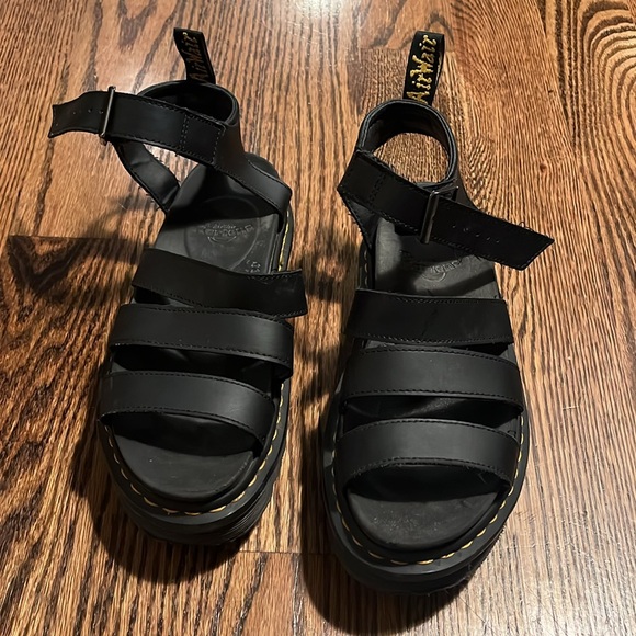Dr. Martens Blaire Platform Sandal shoes strappy - Picture 8 of 11
